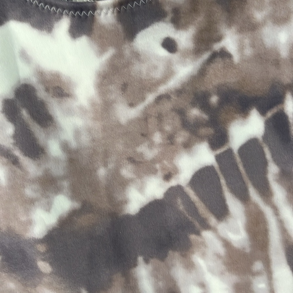 SHINESTAR Brown & Cream
Tie-Dye One Piece Size M Bodysuit NWOT - Picture 5 of 9
